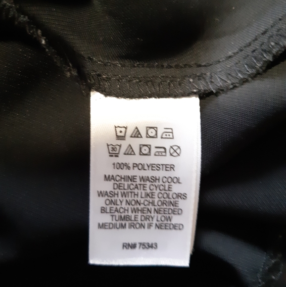 Black Dress with Crochet Sleeves - Picture 6 of 6